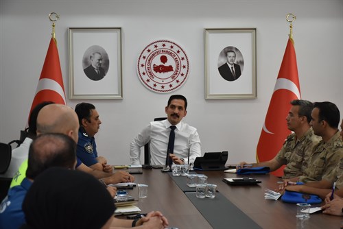 Kaymakamımız Sayın Muhammed Enes İPEK Başkanlığında Genişletilmiş Güvenlik Toplantısı Gerçekleştirildi.