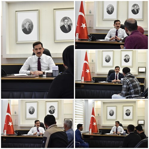 Kaymakamımız Sayın Muhammed Enes İPEK , "Vatandaşlarımızla Buluşma Günü" Kapsamında Vatandaşlarımızı Ağırladı.