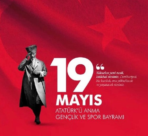 Sayın Kaymakamımız Doğan KEMELEK’in 19 Mayıs Gençlik ve Spor Bayramı Mesajı;